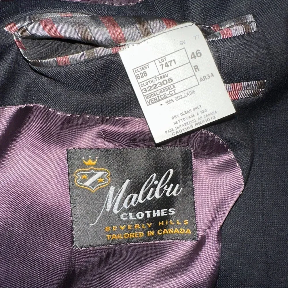 Tailored Jacket from Malibu Clothes super 100’s